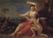 Pompeo Batoni Cupid and Diana oil on canvas